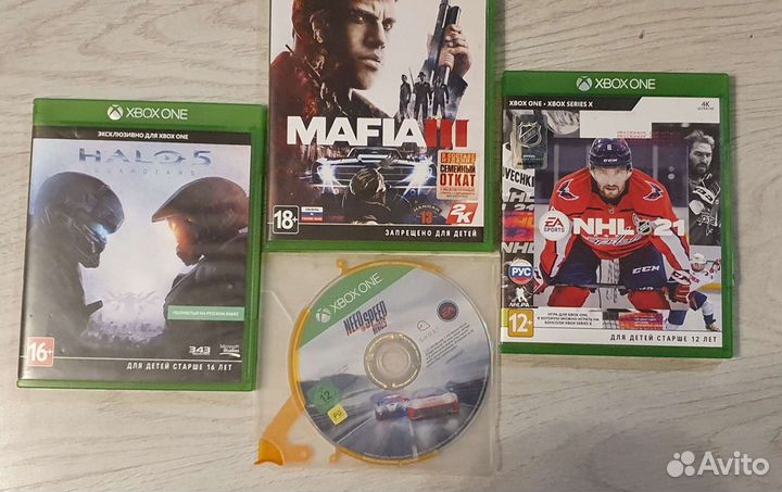 Диски на xbox one в ассортименте