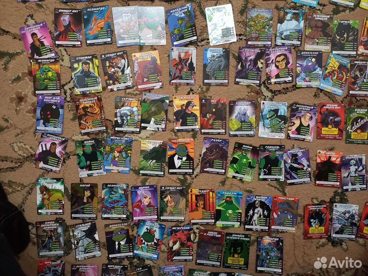 Карточки черепашки ниндзя