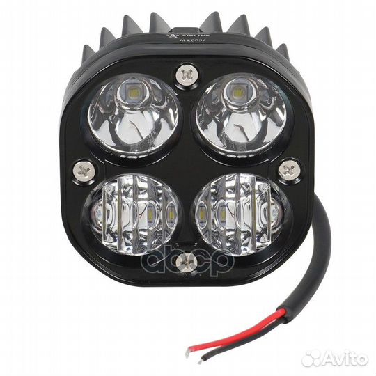 Фара светодиодная квадратная, 4 LED рассеянный