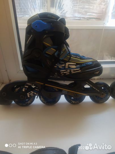 Роликовые коньки детские. Размер 31-36