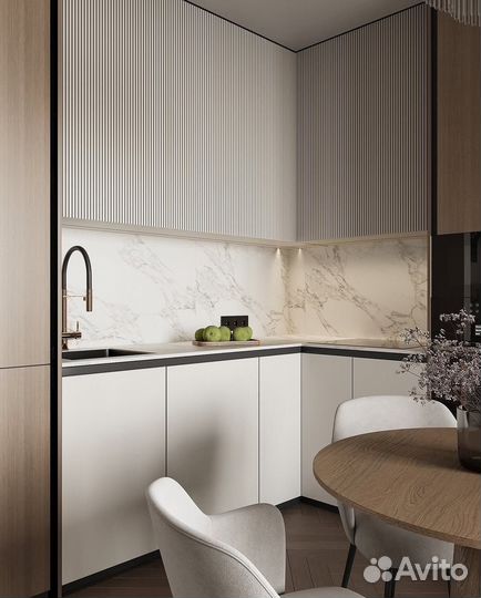 Красивый кухонный гарнитур