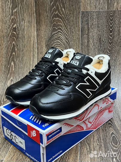 Кроссовки зимние New balance 574 с мехом