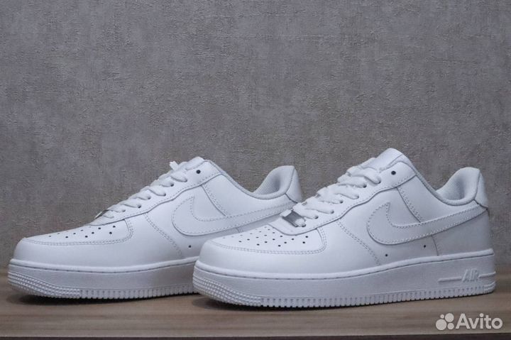 Кроссовки nike air force 1 low белые