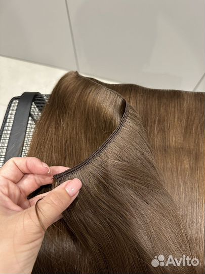 Ручное плетение трессов из натуральных донор волос