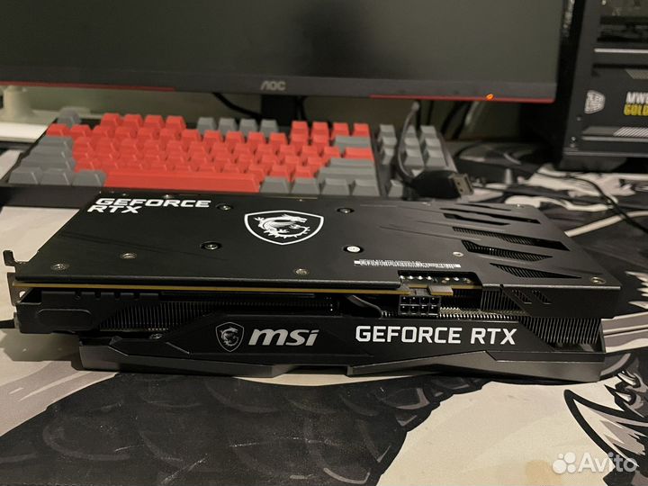 Видеокарта MSI RTX 3050 gaming X 6G