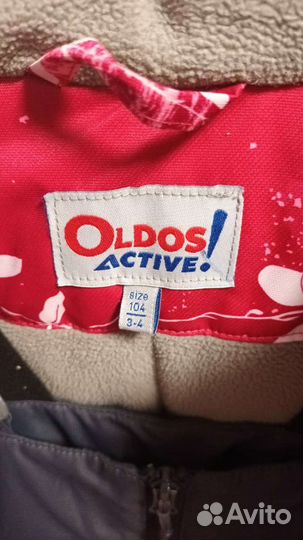 Утеплённый комбинезон для девочки Oldos