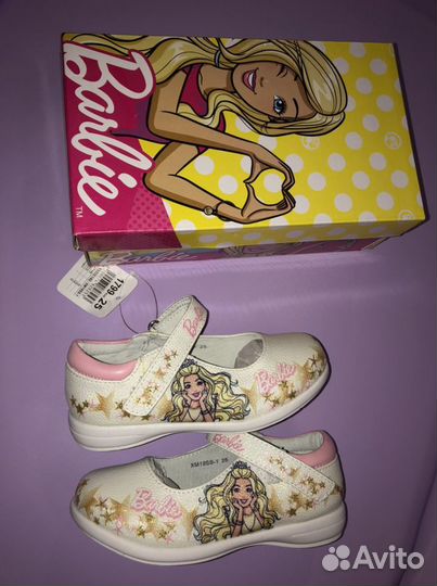 Новые туфли Barbie р.25