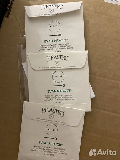 Струны для скрипки 1/2-3/4 Pirastro Evah Pirazzi