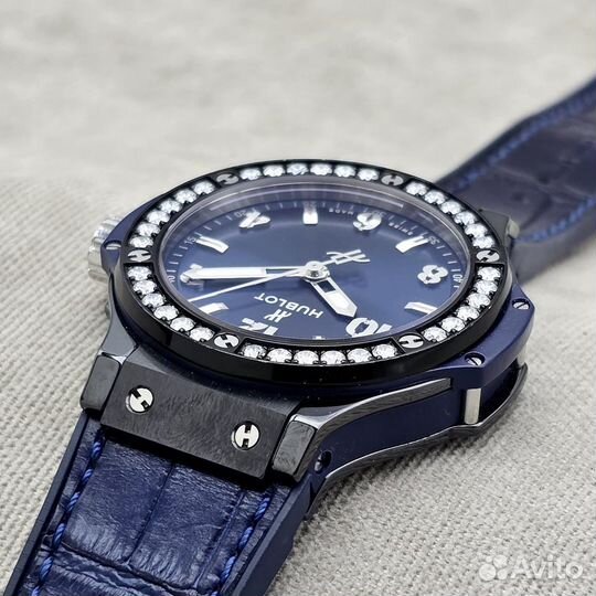 Hublot Big Bang Ceramic Blue Diamonds