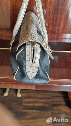 Сумка женская натуральная кожа италия бу