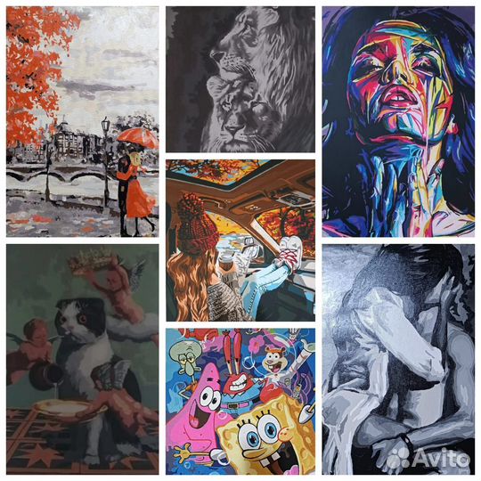 Картины по номерам