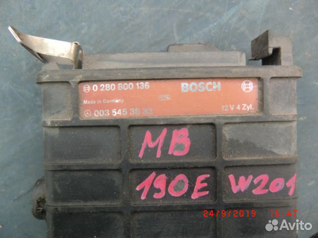 Эбу мозги Mersedes 190 W201\ W124 82-93г