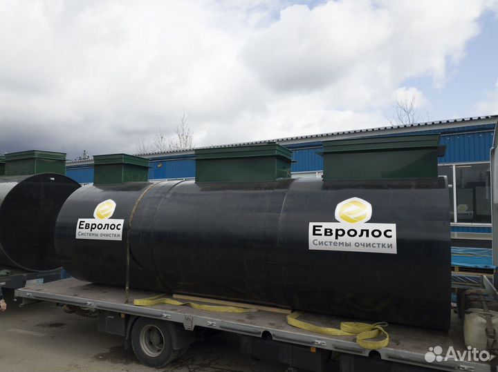 Септик на 70+ человек евролос экопром