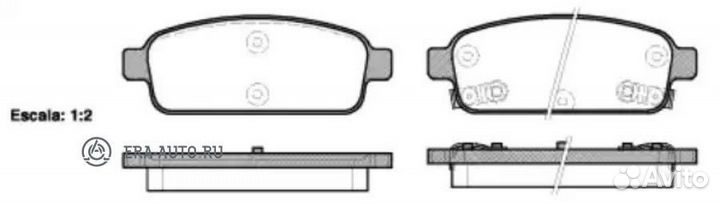 Remsa 143202 1432 02 13300867 колодки дисковые з.\ Opel Astra, Chevrolet Cruze 1.4-2.0 09