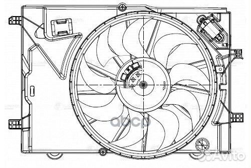 Вентилятор радиатора охлаждения LFK 0595 luzar