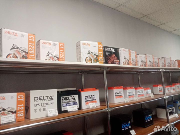 Новые аккумуляторы дельта для мотоциклов и мопедов