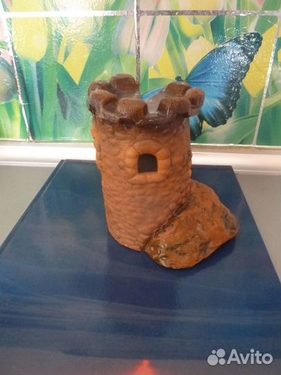 Грот и ракушки в аквариум