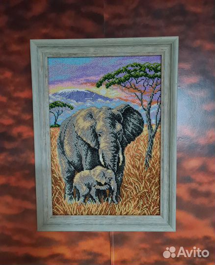 Картина из бисера