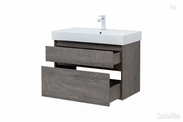 Тумба под раковину 85 (2 ящика) Nova Lite