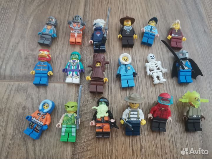 Lego человечки из наборов 43 штуки