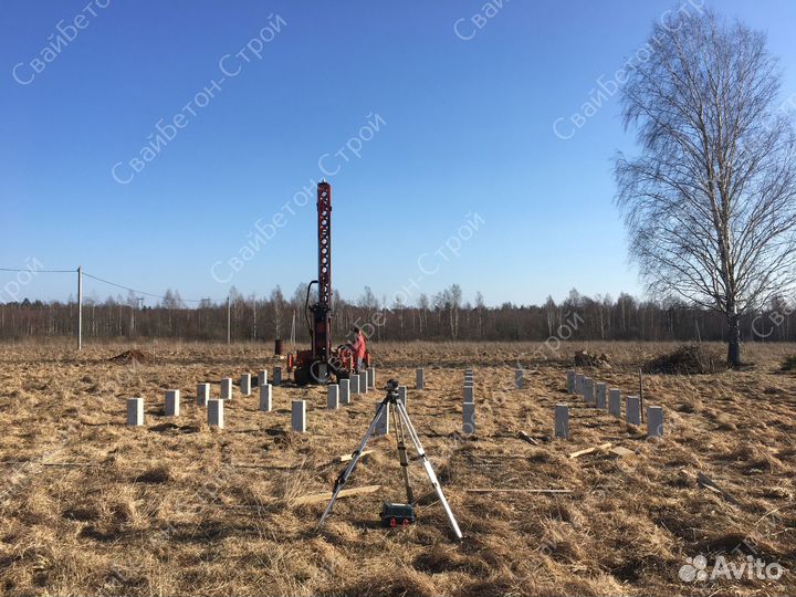 Забивные железобетонные сваи