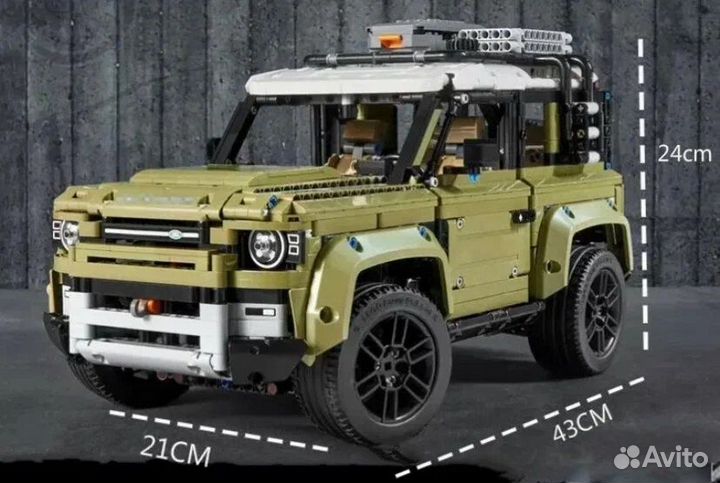 Конструктор Техник Land Rover Defender, 2573 детал