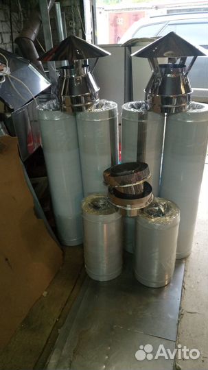 Дымоход сендвич для печей и котлов