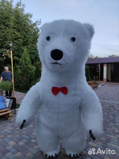 Белый медведь 2.60м, Аэрокостюм