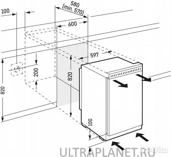 Встраиваемый холодильник Liebherr UK 1720 Новый