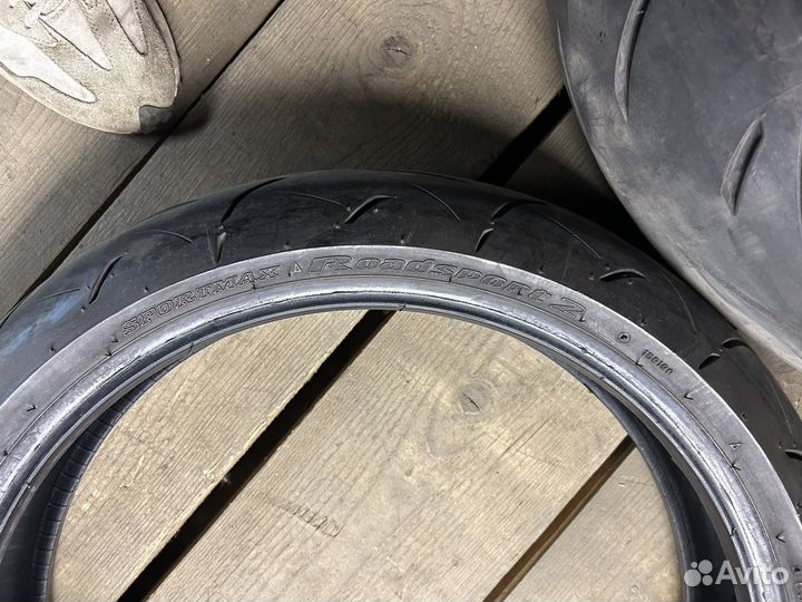 Комплект шин dunlop 190/50 120/70 R17