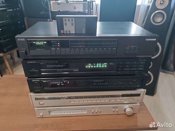 Тюнеры Luxman Denon Onkyo Telefunken