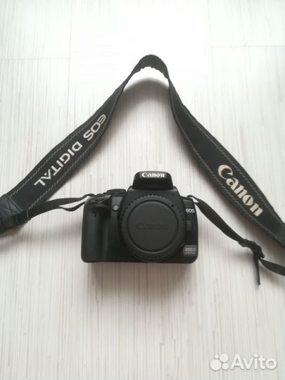 Комплект: Canon 400D, объективы, кофр, фотовспышка