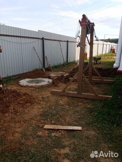 Чистка, углубление, ремонт и копка колодцев