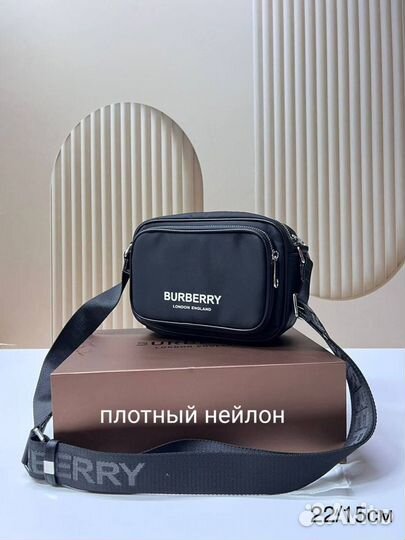 Сумка мужская burberry через плечо