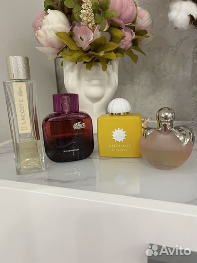 Lacoste magnetic/Nina Ricci/Amouage/ Escentric Mo
