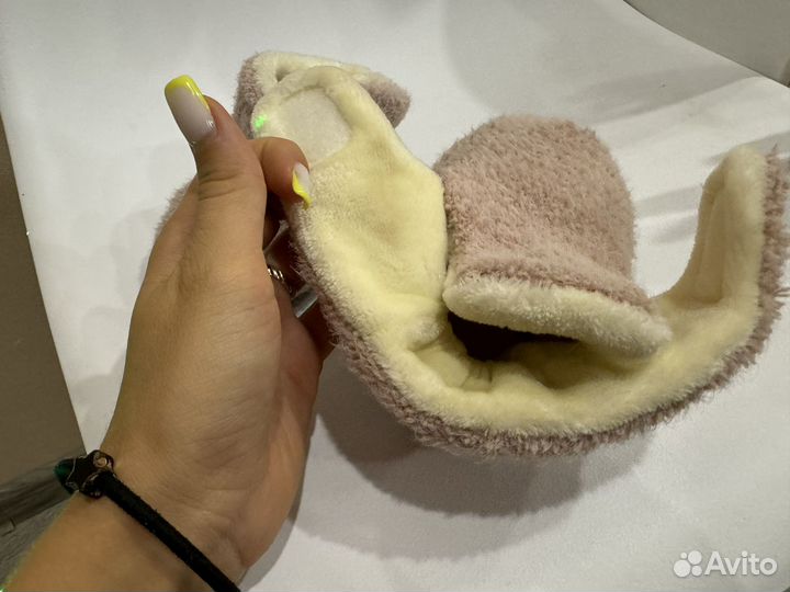 Детские утепленный пинетки-ботинки