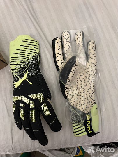 Вратарские перчатки топовые Puma future Z:ONE Grip