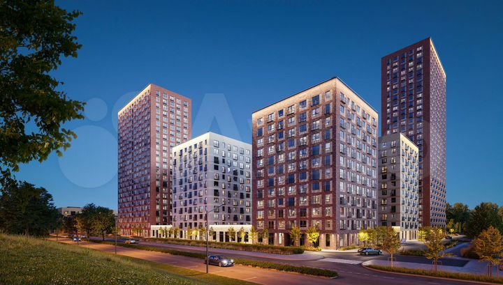 2-к. квартира, 61,1 м², 5/32 эт.