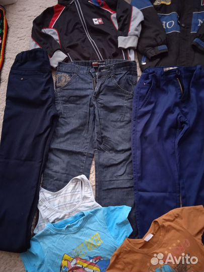 Детские вещи большим пакетом на мальчика 110-116