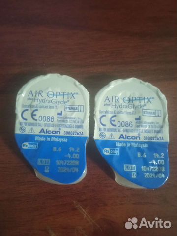 Линзы контактные Air optix