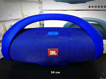 Колонка JBL Бумбокс Синяя 35 см