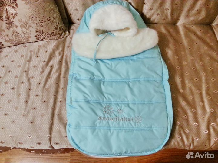 Зимний конверт на выписку