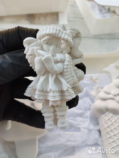 Фигурки для раскрашивания из гипса