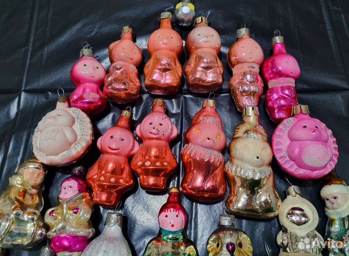 Коллекция Стеклянных Ёлочных Игрушек СССР