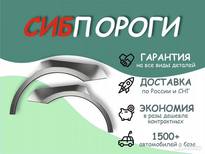 Арки и пороги ремонтные Honda Civic EK