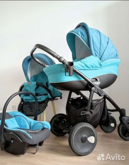 Коляска 3 в 1 tuttis zippy