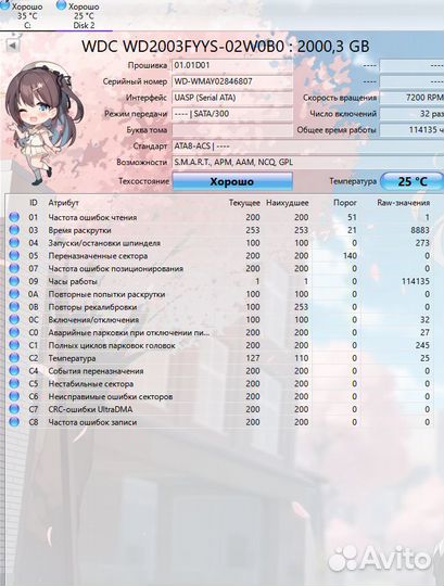 Жесткий диск Western Digital WD RE4 WD 2003fyys