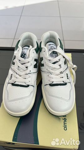 Новые new balancr 550 white green 38-40p