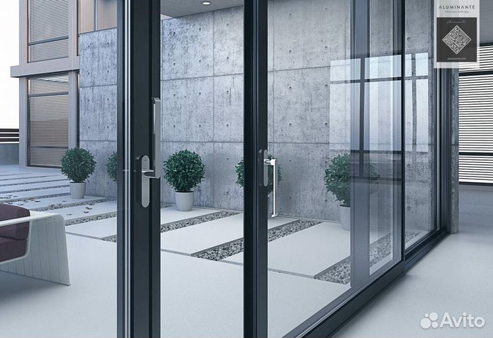 Алюминиевые окна для дома