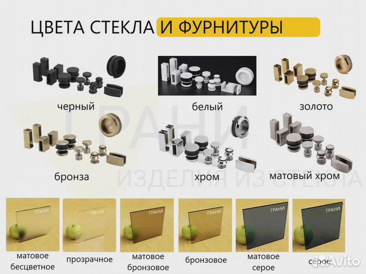 Душевая перегородка раздвижная